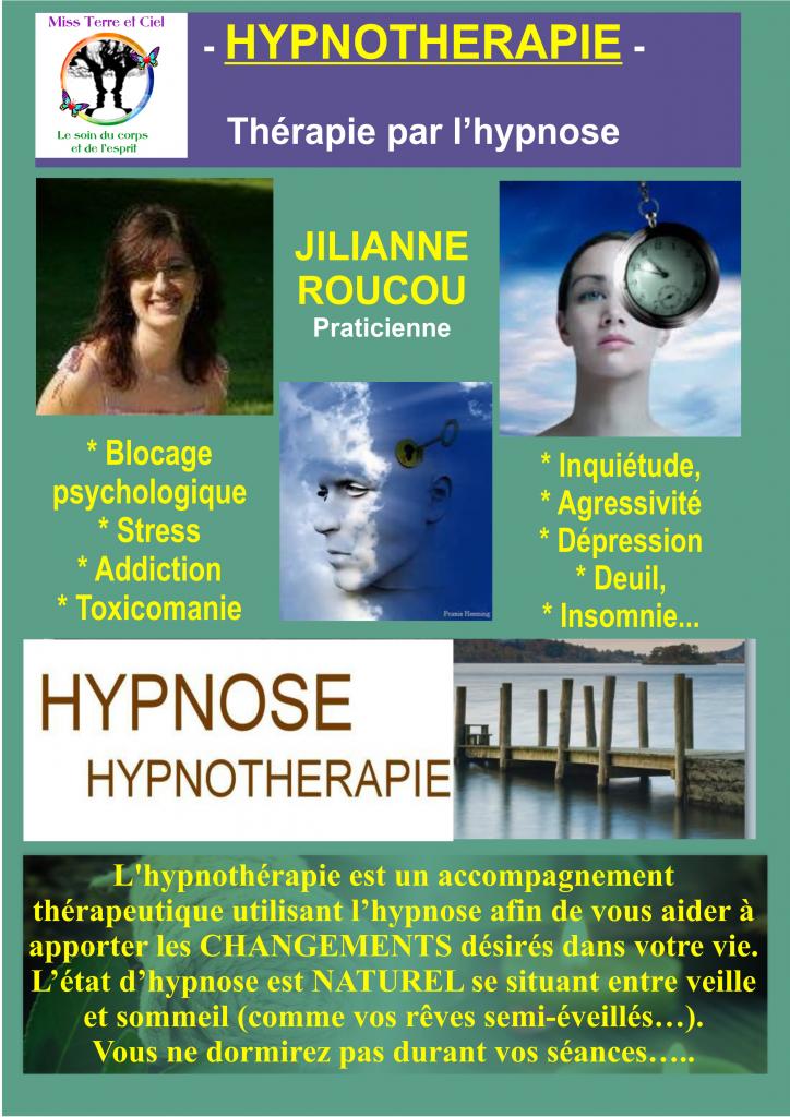 Jiliane Roucou-Praticienne Reiki et Hypnothérapeute