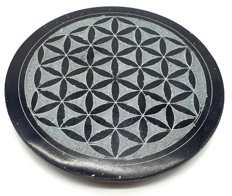 Porte encens en Onyx Fleur de vie
