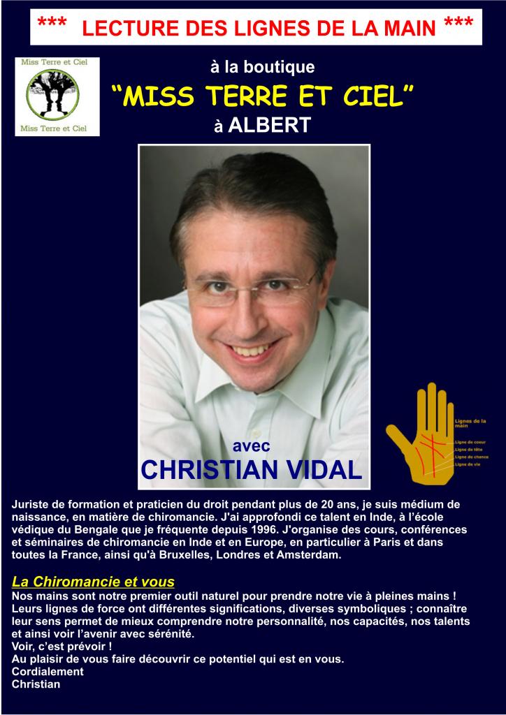 Christian Vidal - Voyance dans les lignes de la main