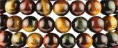 Bracelet boule 8mm 3 oeil de tigre