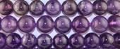 Bracelet boule 8mm amethyste