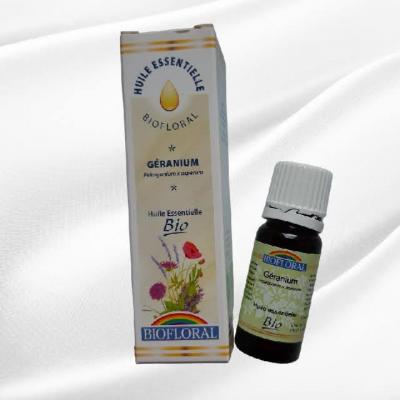 Huile essentielle biofloral geranium 100 naturelle