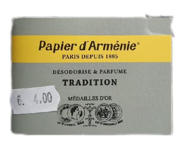 Papier d armenie tradition