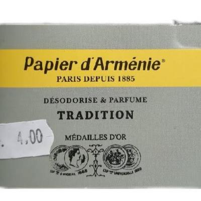 PAPIER D'ARMENIE pour ASSAINIR VOS PIECES D'HABITATION  