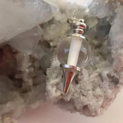 Pendule en cristal de roche