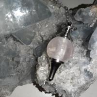 Pendule en quartz rose