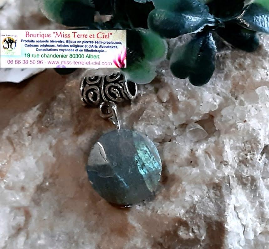 pendentif en labradorite