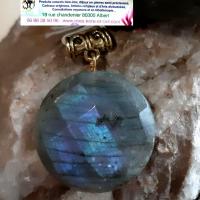 pendentif en labradorite