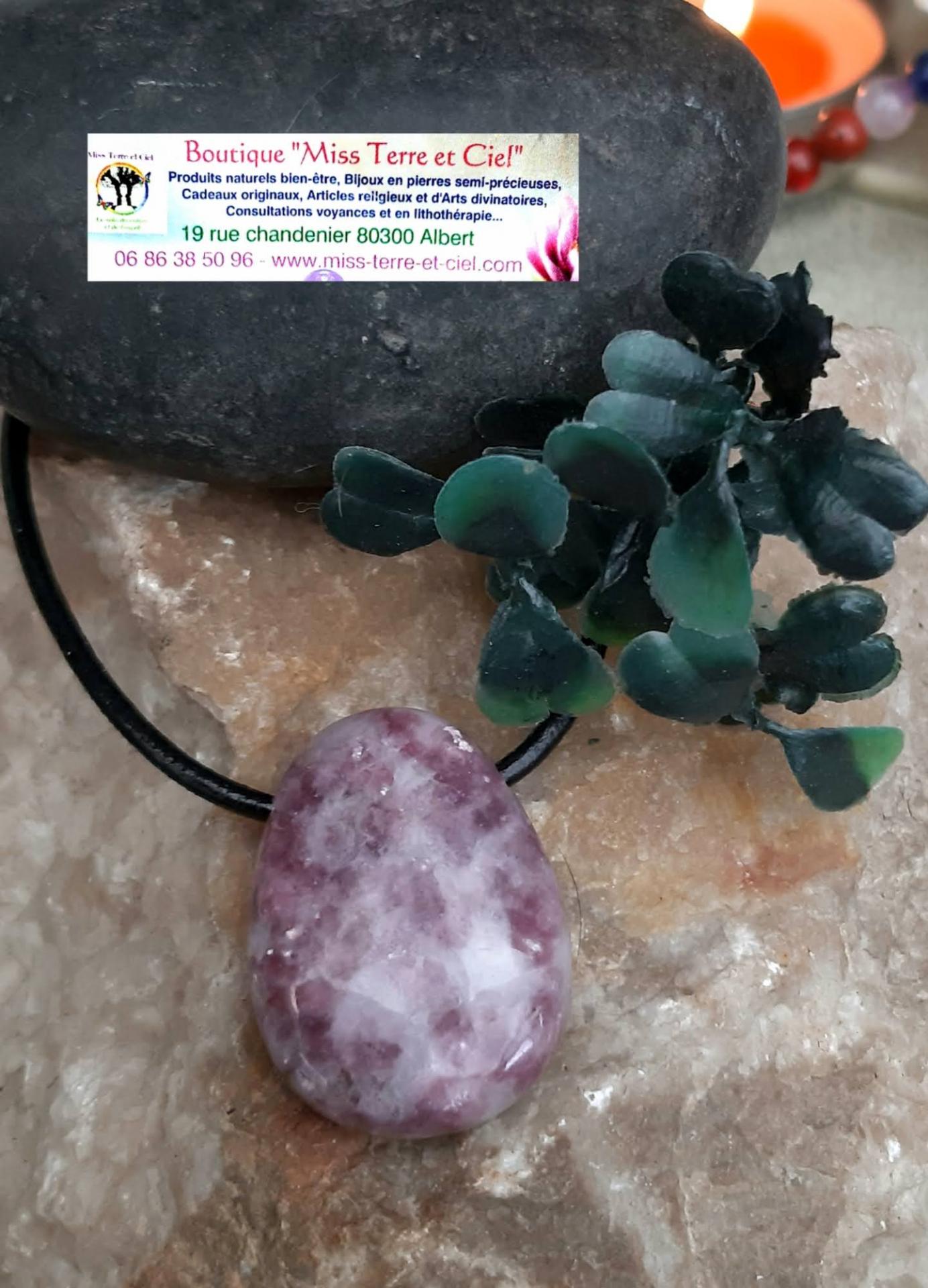 Bijoux en Lépidolite... cliquez ici...