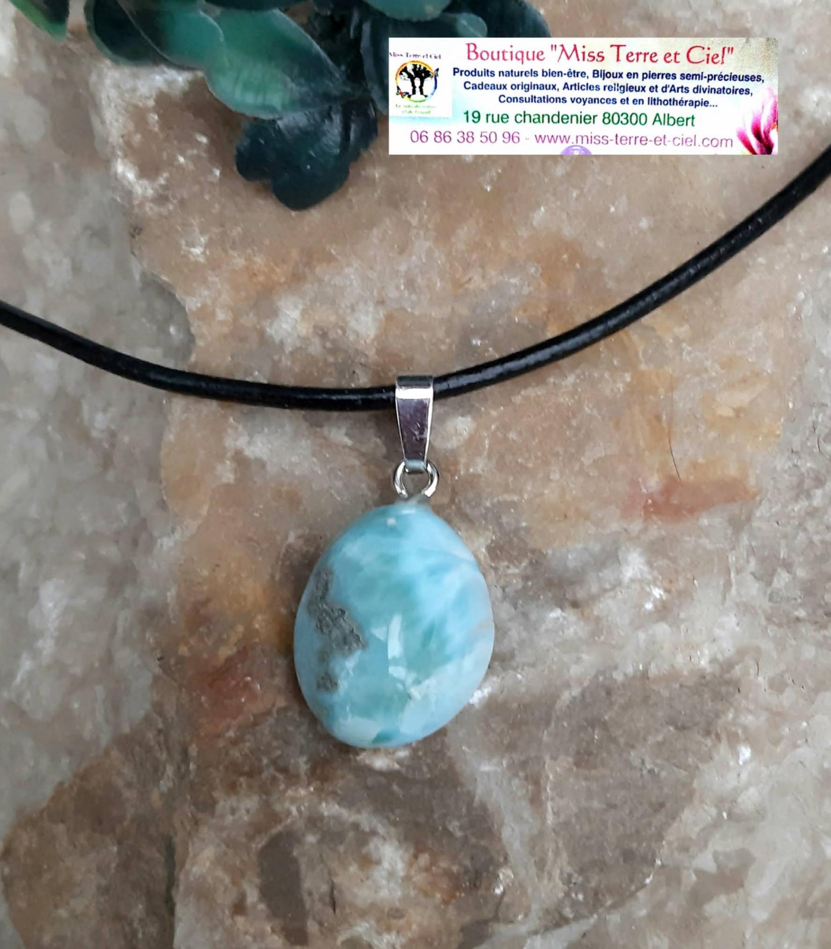 PENDENTIF EN LARIMAR