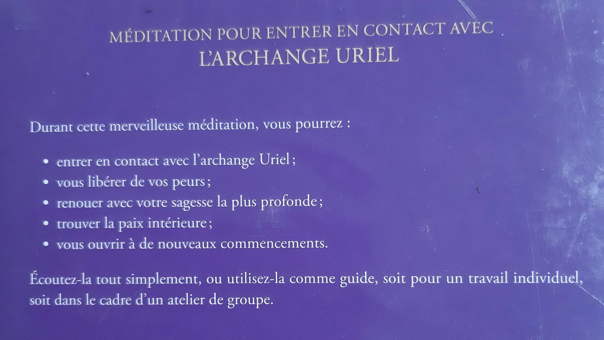 MEDITATION DE L'ARCHANGE URIEL DE DIANA COOPER