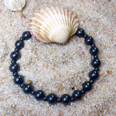 Bracelet en hematite aimante