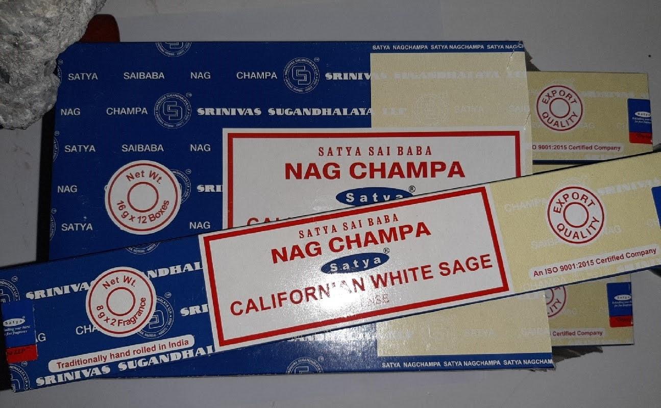 Encens nag champa sauge blanche