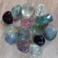 Fluorite pierres roulees