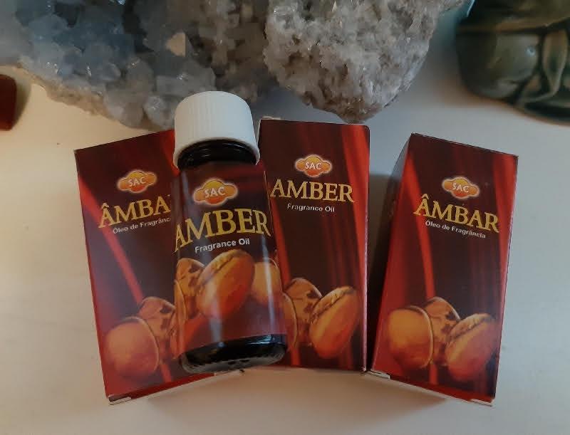 Huile a bruler ambre