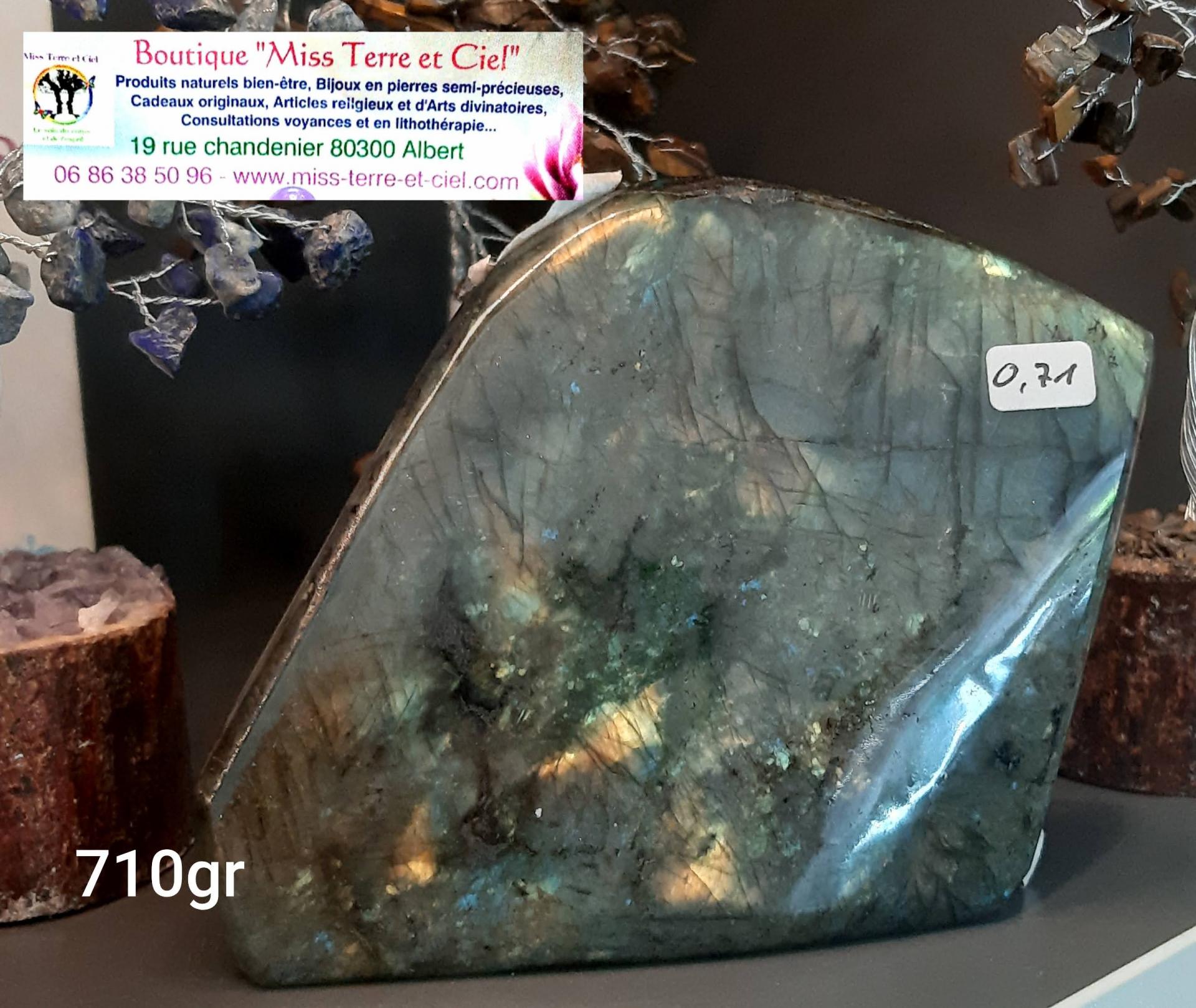 Labradorite brute 710gr