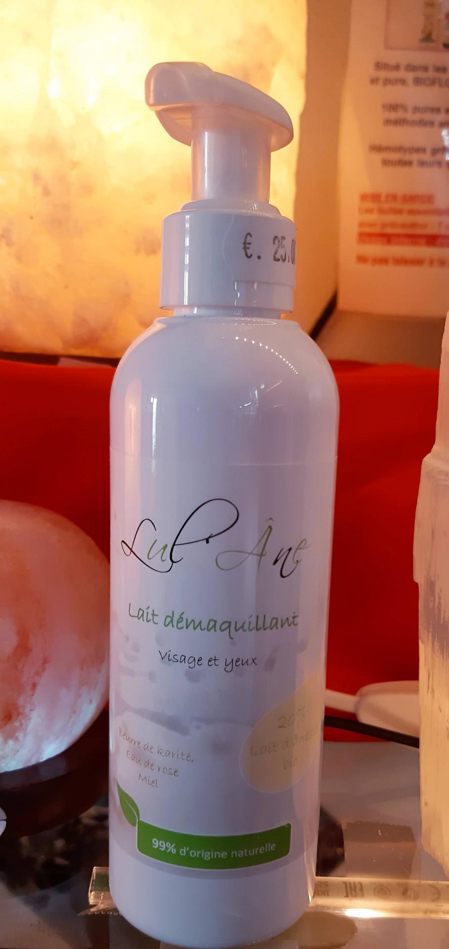 Lait demaquillant au lait d anesse