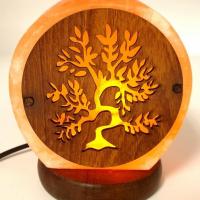 Lampe de sel 1kg arbre de vie usb 1kg