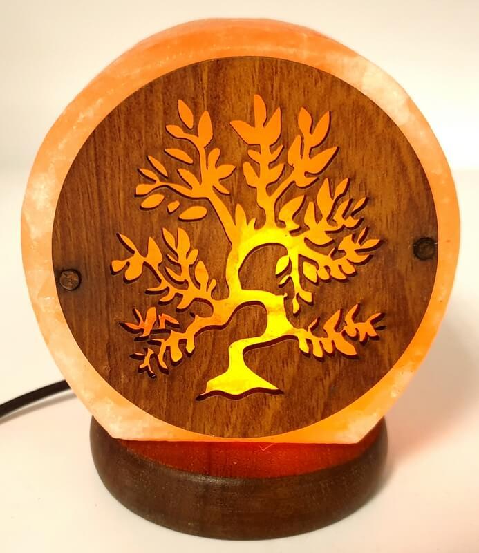 Lampe de sel 1kg arbre de vie usb 1kg