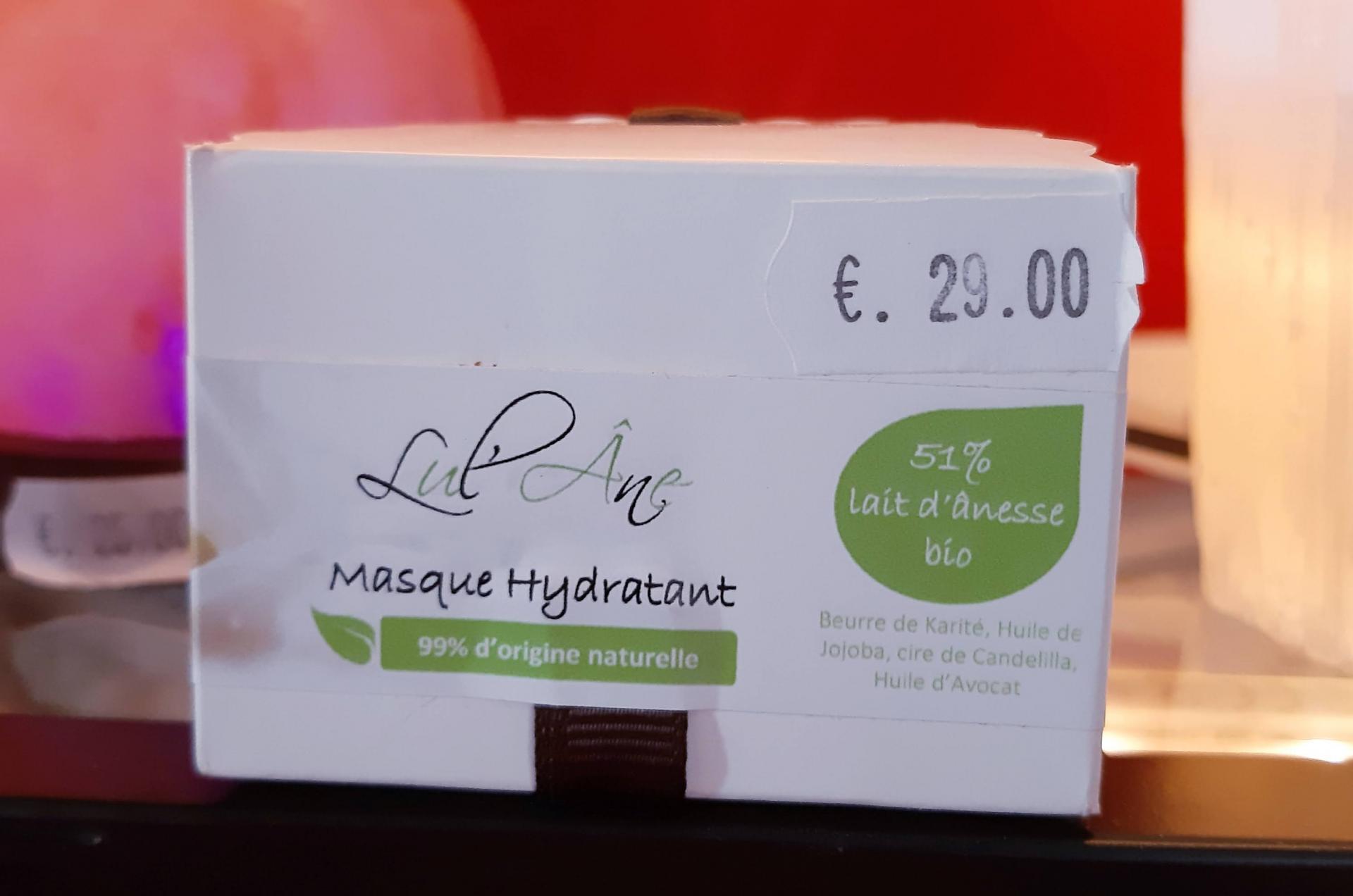 Masque hydratant au lait d anesse