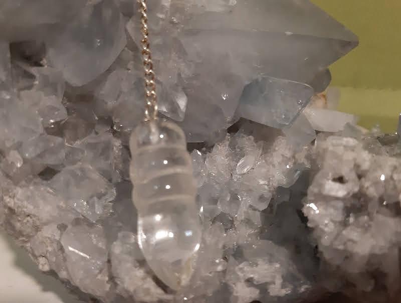 Pendule en cristal de roche 2
