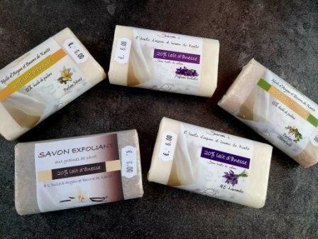 Savons au lait d anesse