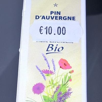 HUILES ESSENTIELLES BIO-PIN D'AUVERGNE 10ml  