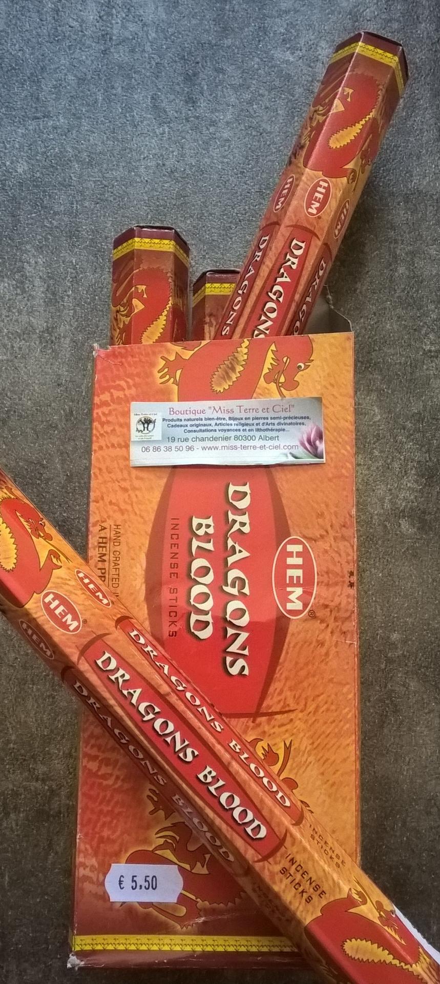 encens bâton sang de dragon
